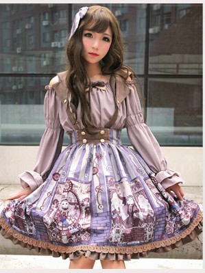 Souffle Song Alchemist Cat Lolita skirt SK (SS914)